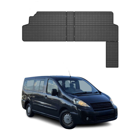 Covorașe auto Fiat Scudo 2007-2016, TPE, negre, 2 buc.