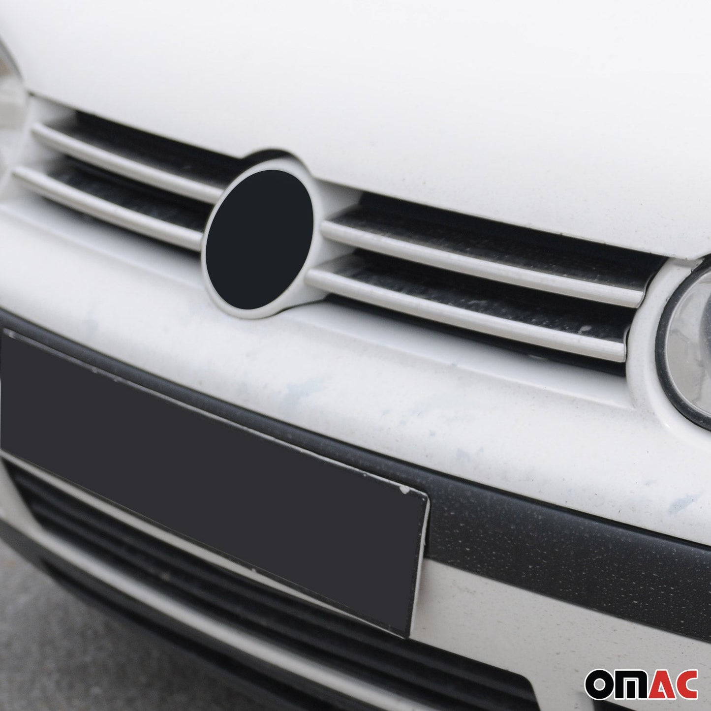 Benzi grilă radiator pentru VW Golf 1997-2003, oțel inoxidabil, argintiu, 4 bucăți