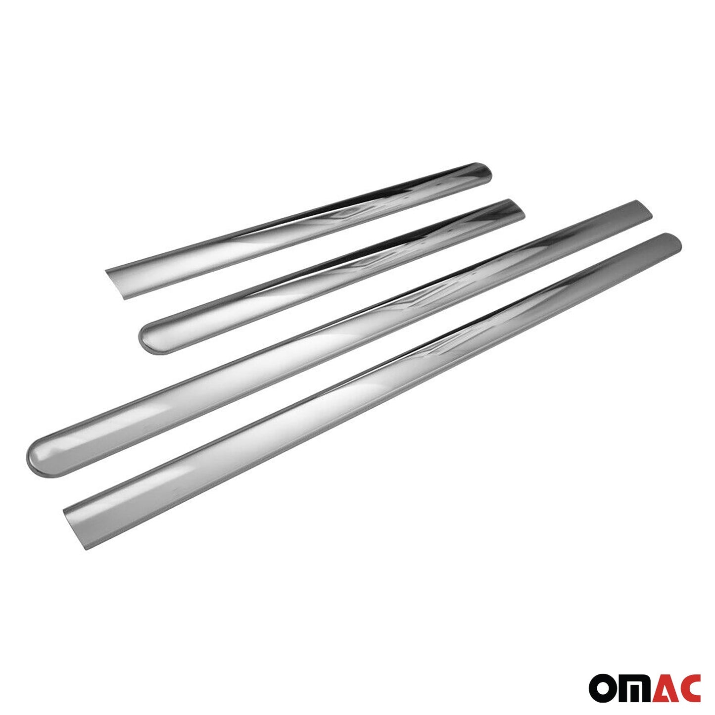 Bandă decorativă laterală pentru ușă, bandă de protecție pentru ușă pentru Ford Focus C-Max 2003-2008, oțel cromat, 4x