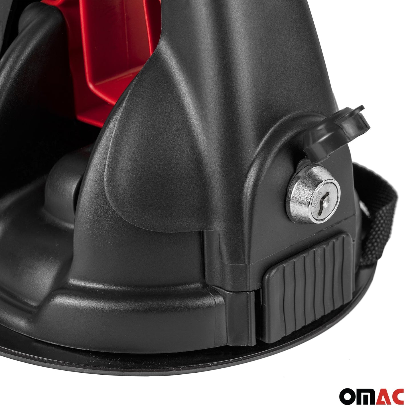 Menabo Magnetyczny uchwyt na narty, snowboard, bagażnik dachowy, zamykany, czarny, 2x