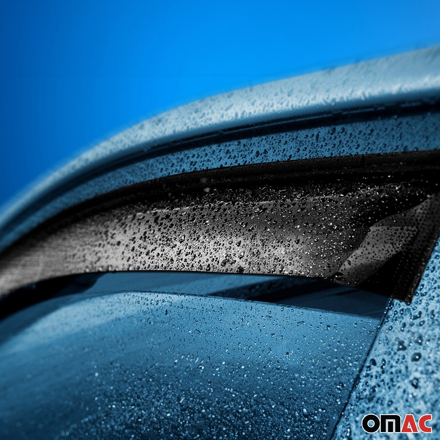 4x Deflectoare de vânt Deflectoare de ploaie pentru Audi Q7 4LB 2006-2015 Acril Închis la culoare