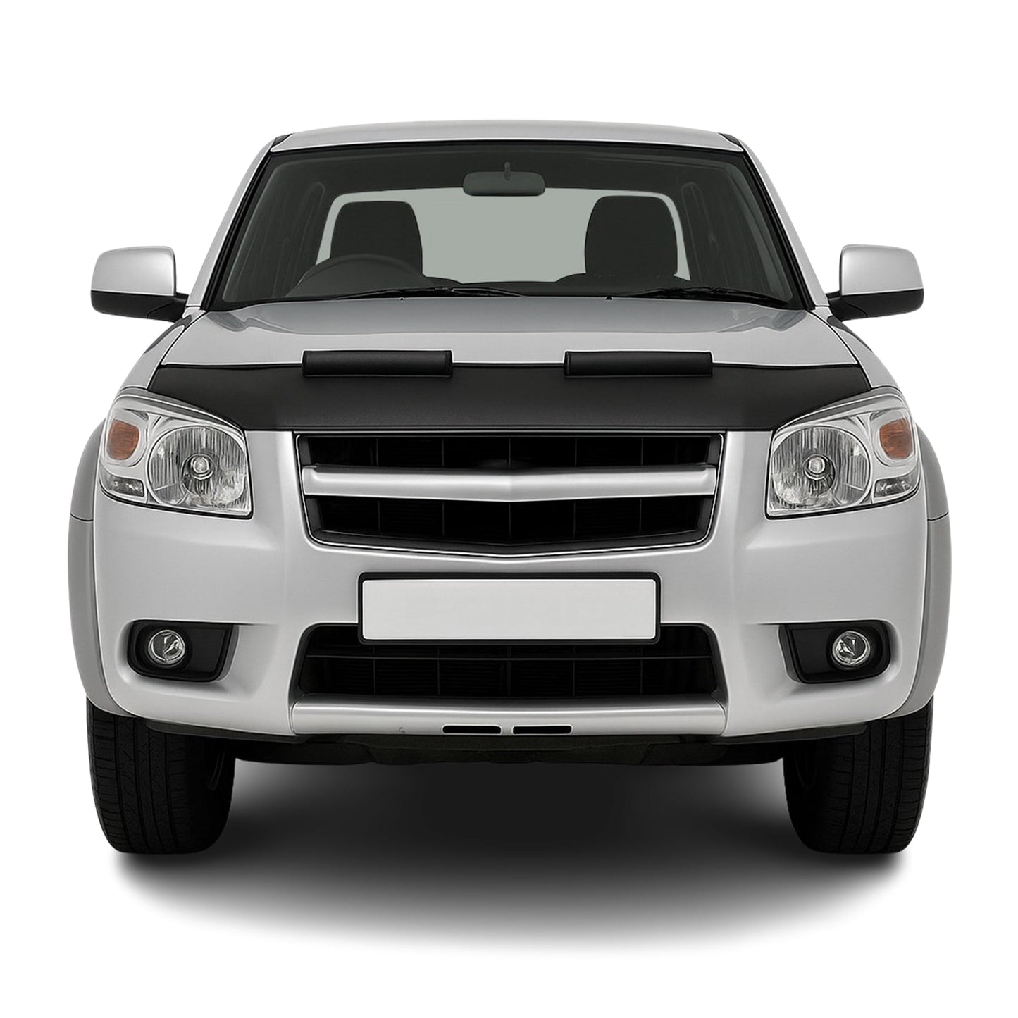 Protecție capotă anti-ciobituri pentru Ford Ranger 2007-2009, jumătate neagră