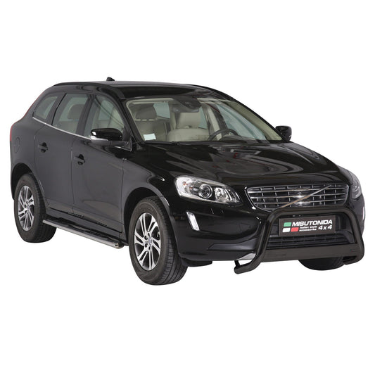 Bară de protecție/buton față pentru Volvo XC60 2013-2017 ø63mm oțel negru protecție