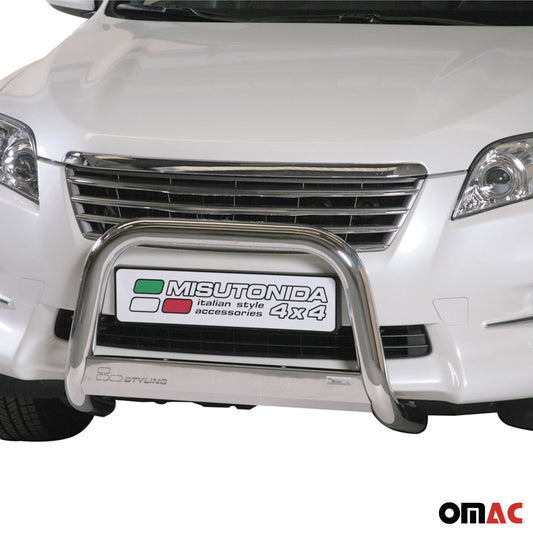 Bară de protecție/buton față pentru Toyota RAV4 XA30 2010-2012 ø63mm oțel argintiu