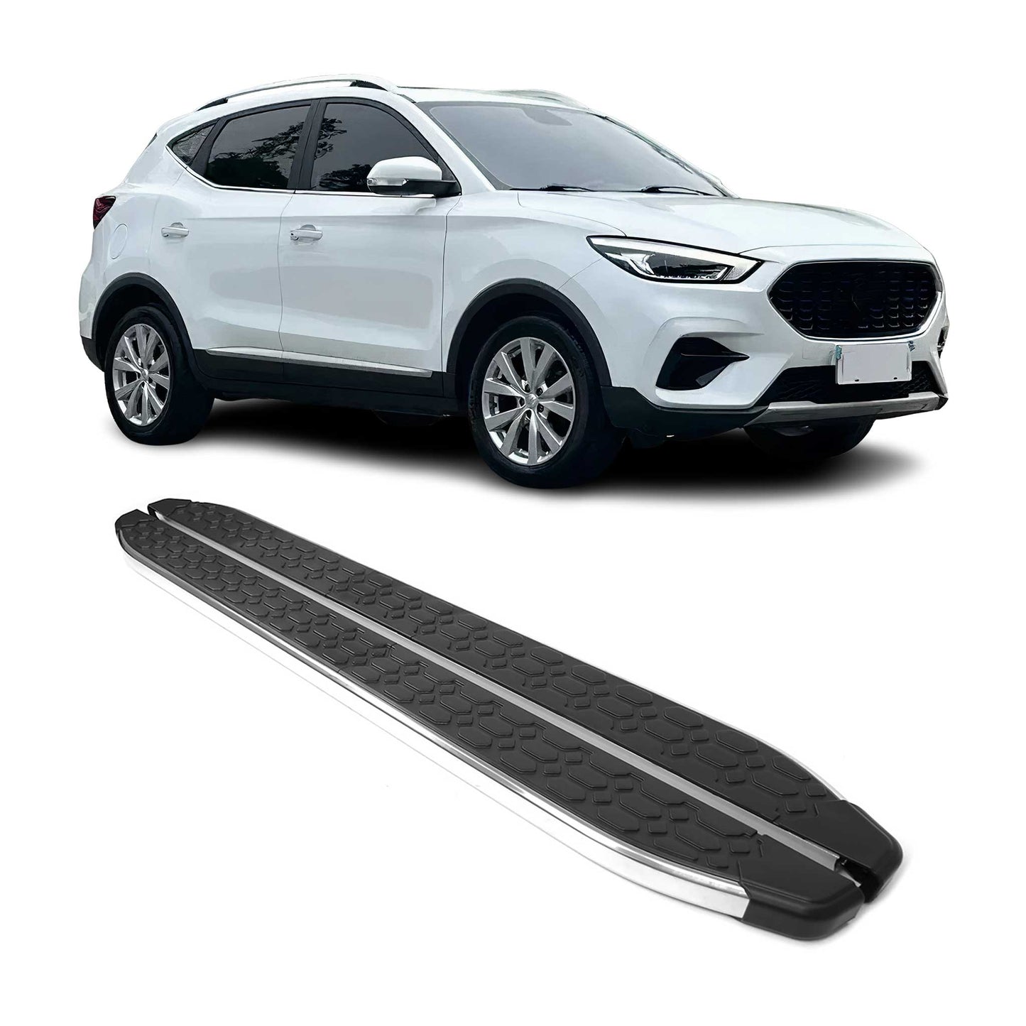 Trittbretter Seitenschweller für MG ZS 2018-2025 Edelstahl Chrom 2 tlg