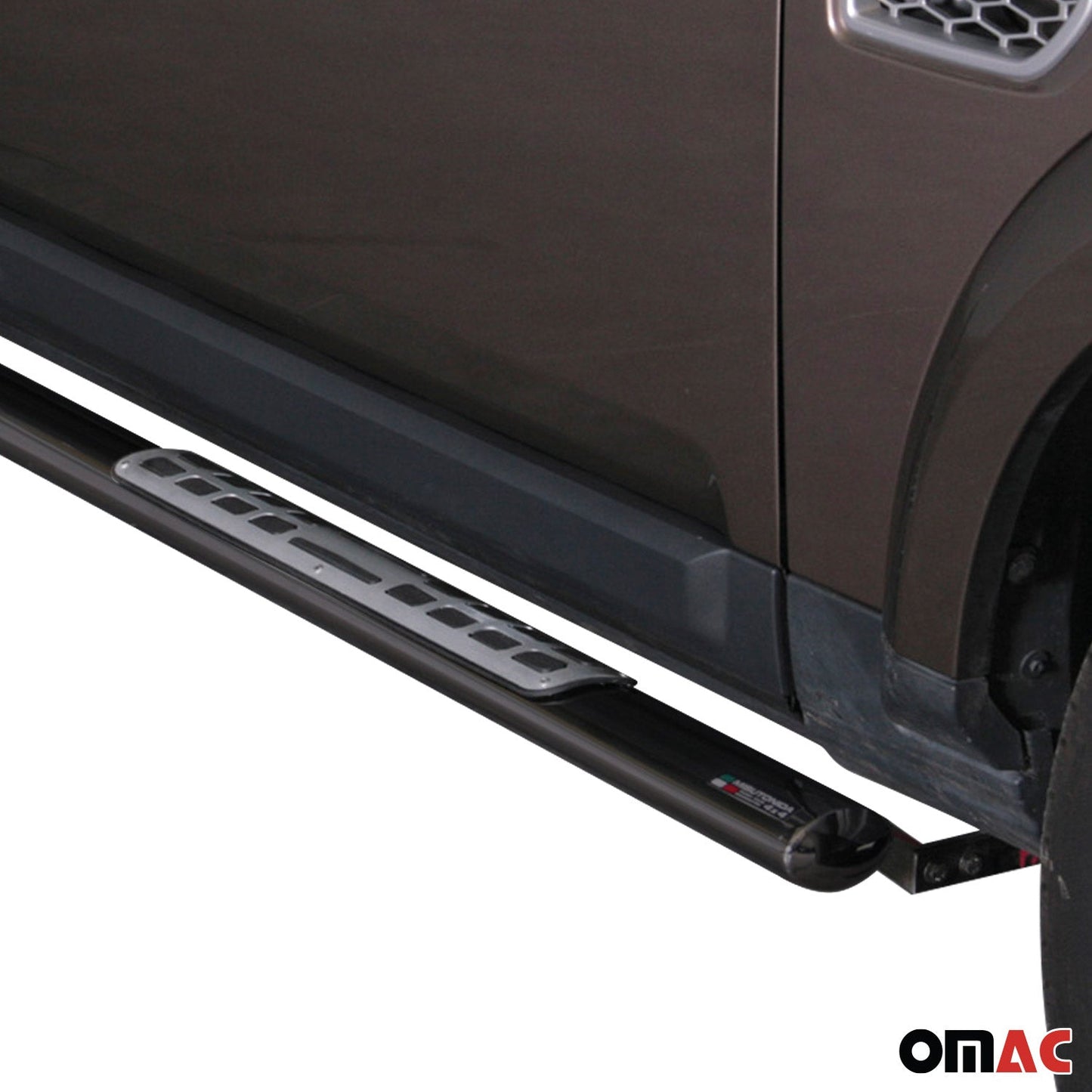 Stahl Schwellerrohre Trittbretter für Land Rover Discovery 4 2009-2016 Schwarz