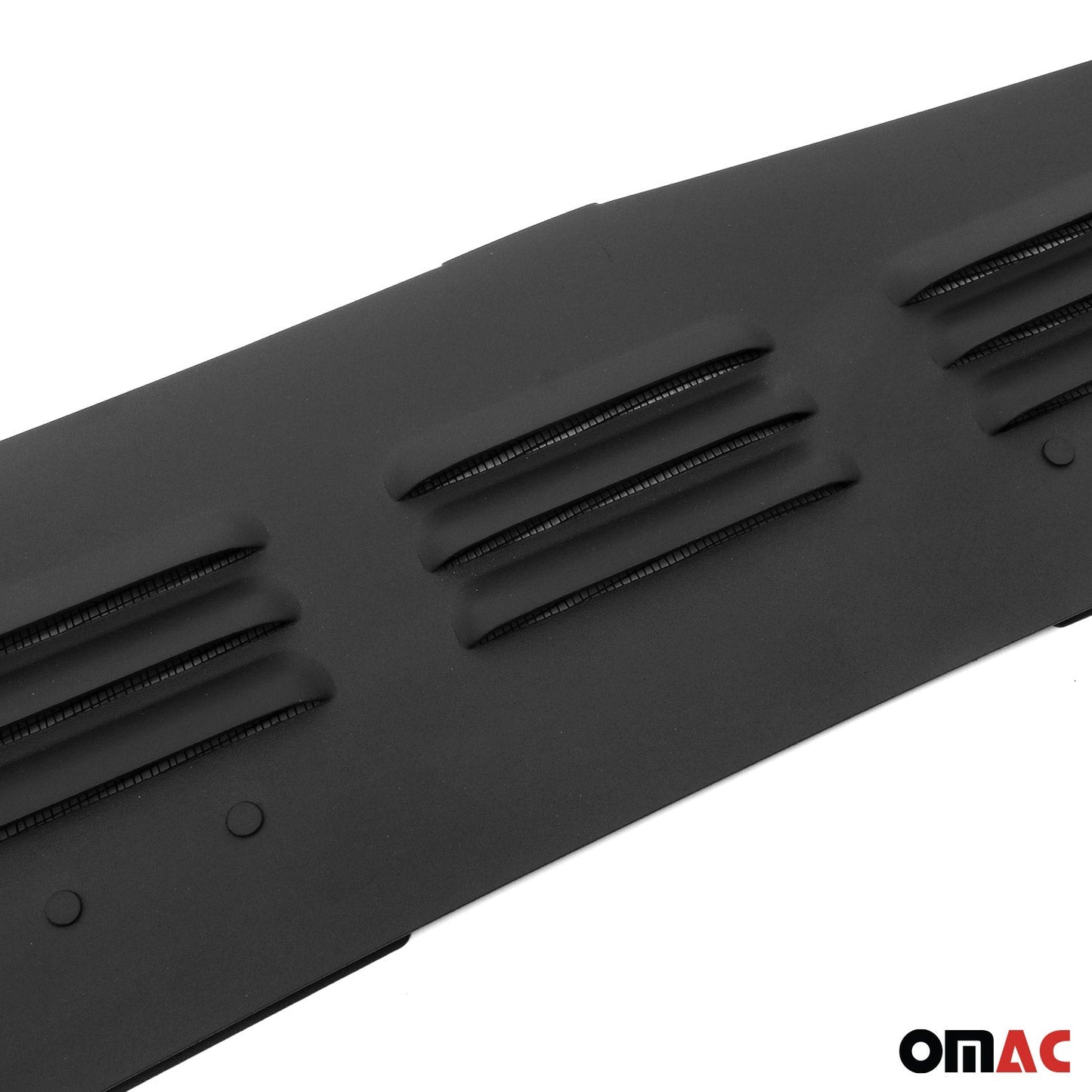 Lüftungsgitter Be & Entlüftung für Peugeot Partner 2019-2025 Alu Schwarz 2tlg