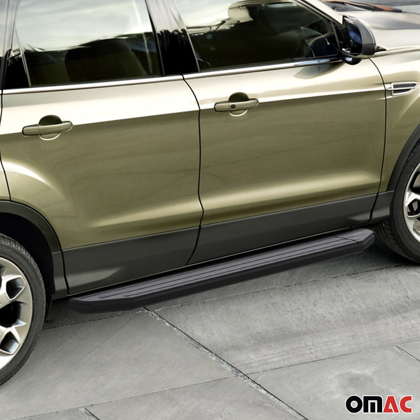 Trittbretter Seitenschweller für Ford Kuga 2008-2013 Alu Schwarz ABE