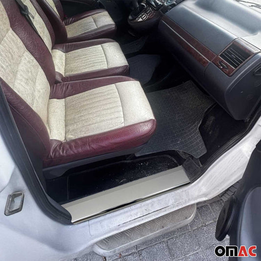 Ornamente prag ușă pentru Mercedes Vito W638 1996-2003, oțel inoxidabil cromat