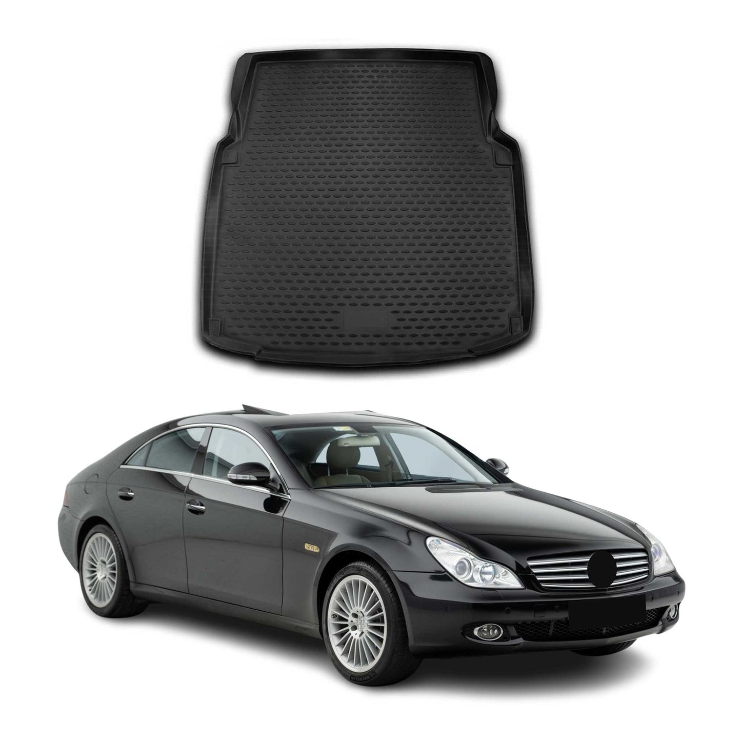Kofferraummatte Kofferraumwanne für Mercedes CLS Klasse C219 2004-2010 Gummi TPE
