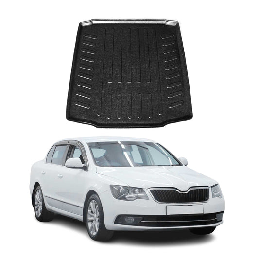 Protecție portbagaj/căptușeală bagaje pentru Skoda Superb 2013-2025, cauciuc TPE, negru