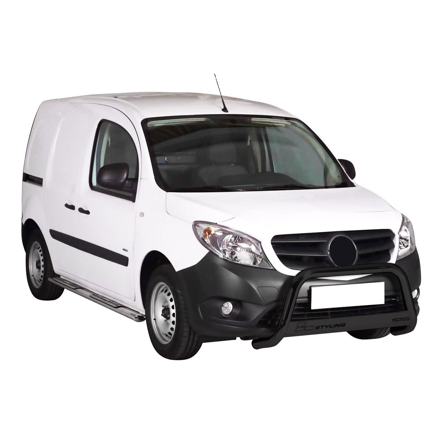 Bară de protecție/buton față pentru Mercedes Citan 2012-2020, ø63mm, oțel, negru