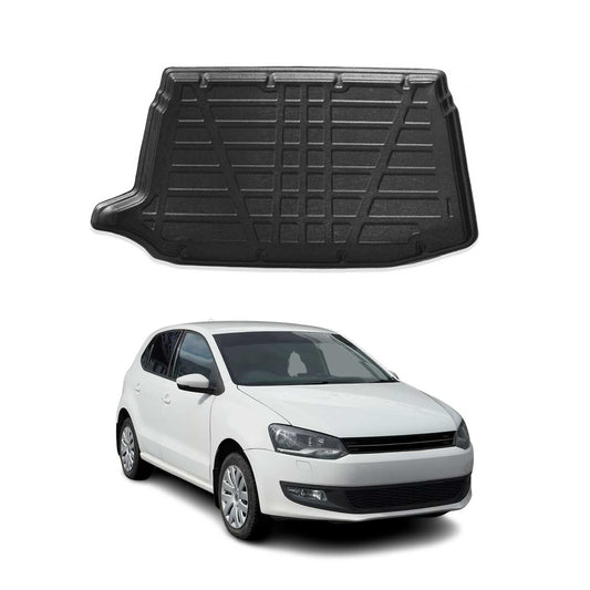 Protecție portbagaj/căptușeală bagaje pentru VW Polo 2009-2014, cauciuc TPE, negru
