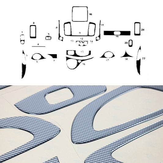 Innenraum Dekor Cockpit für Opel Vivaro 2010-2014 Carbon Optik 22tlg