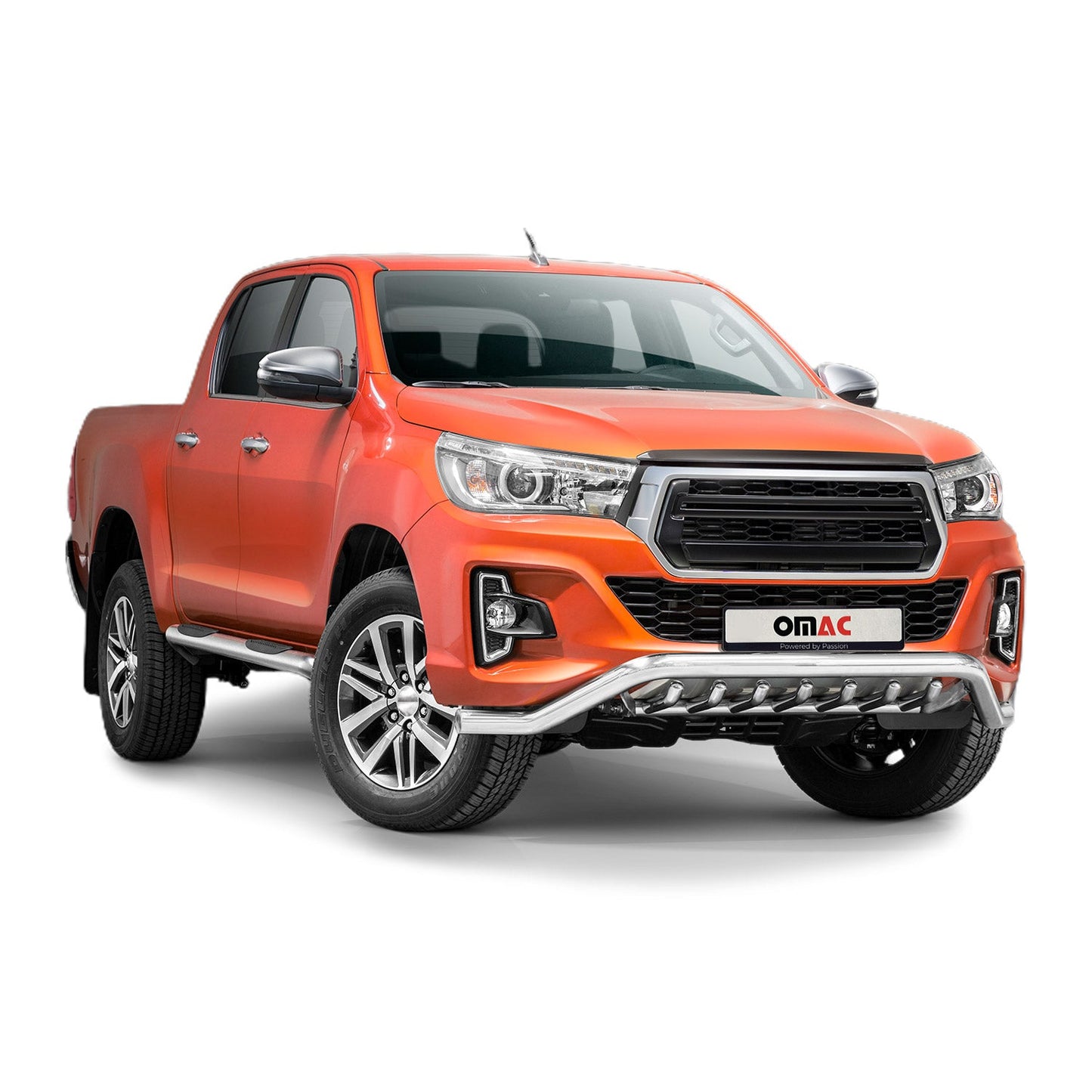 Bară de protecție față pentru Toyota Hilux 2018-2022 cu ABE (omologare de tip germană) Oțel Argintiu