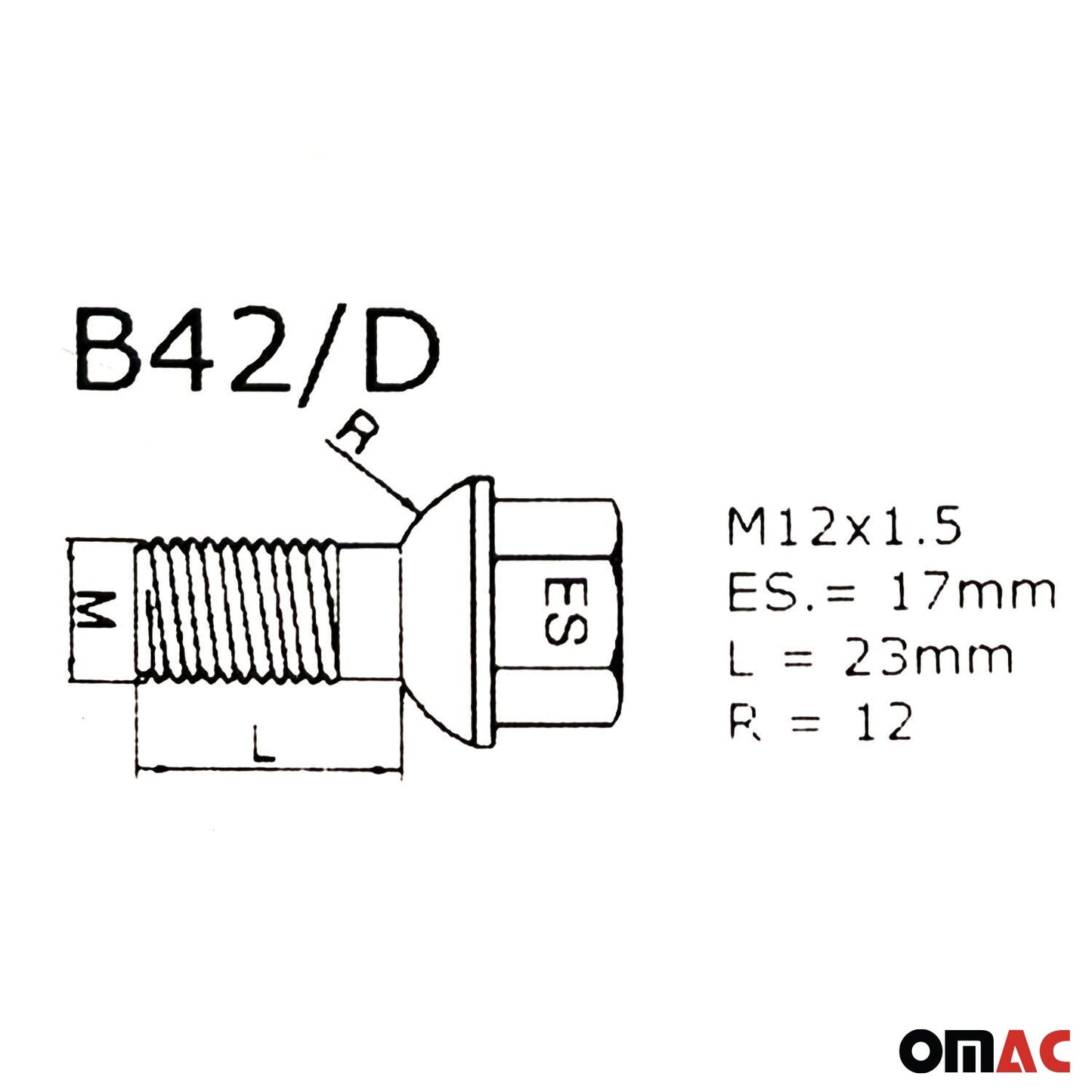 Blocatoare de roți, șuruburi de blocare a roților M12 x 1,5 pentru Smart Fortwo 2014-2020