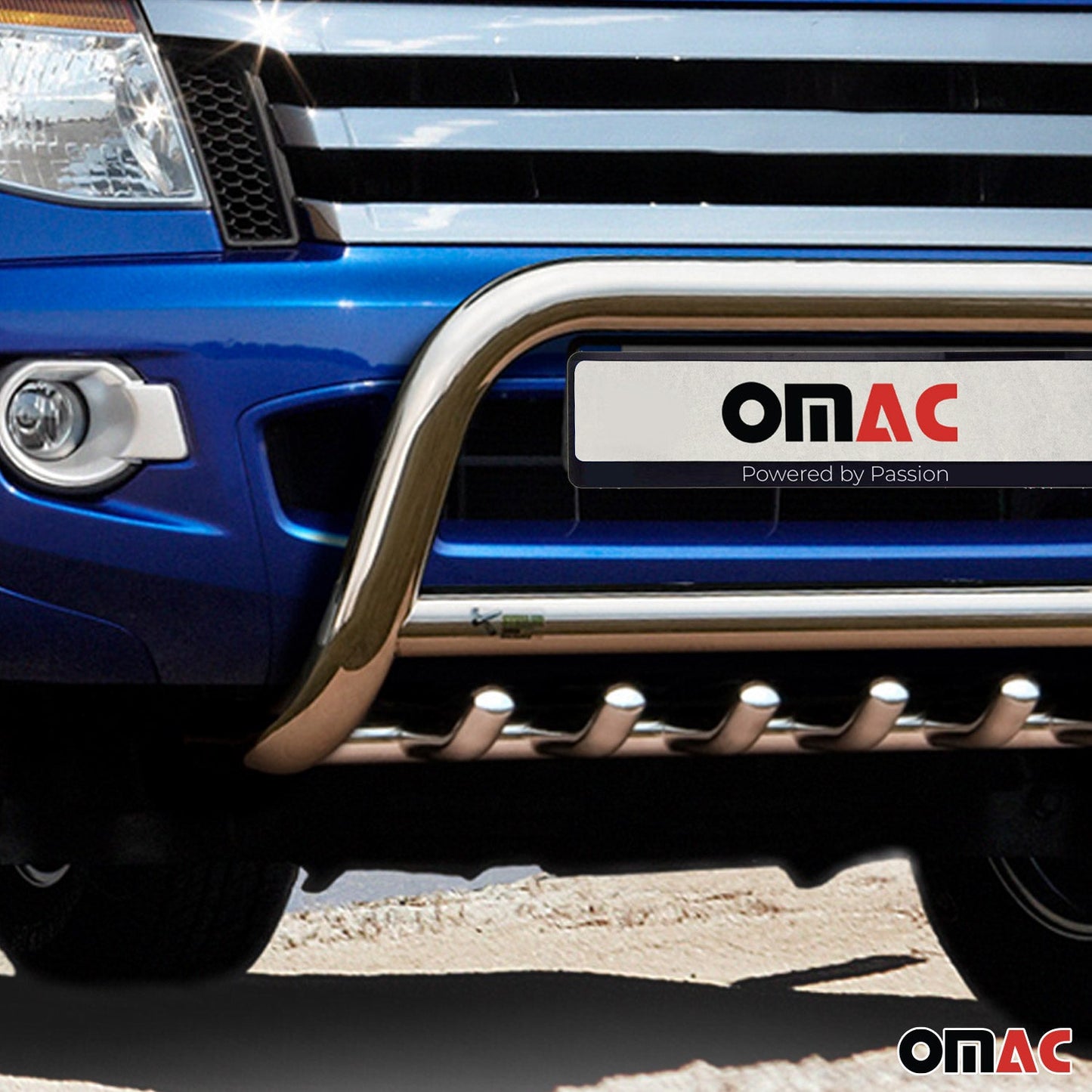 Frontbügel Frontschutzbügel für Ford Ranger 2015-2025 mit ABE Stahl Silber