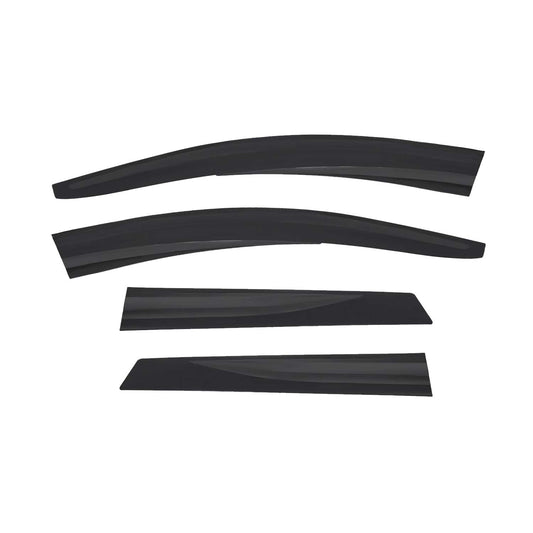 4x Windabweiser Regenabweiser für Dacia Duster 2018-2024 Acryl Dunkel