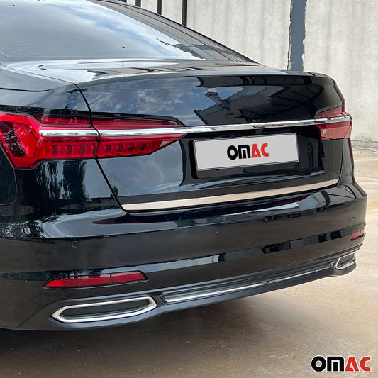 Kofferraumleiste Heckleiste für Audi A6 Limo C8 2018-2025 Edelstahl Chrom