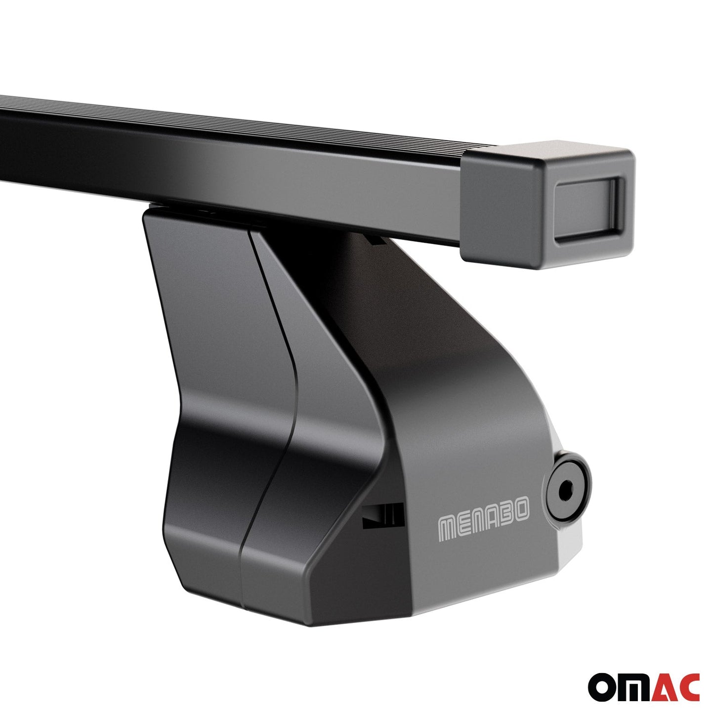 Menabo Dachträger für Renault Kangoo Express 1997-2007 75kg Stahl Schwarz 2x