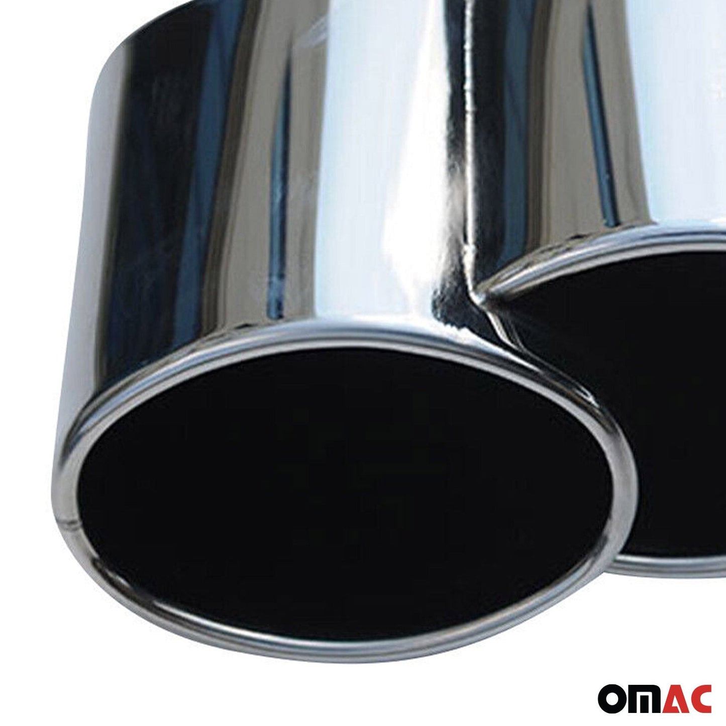 Auspuffblende Endrohr für Porsche 911 Edelstahl Chrom 1tlg