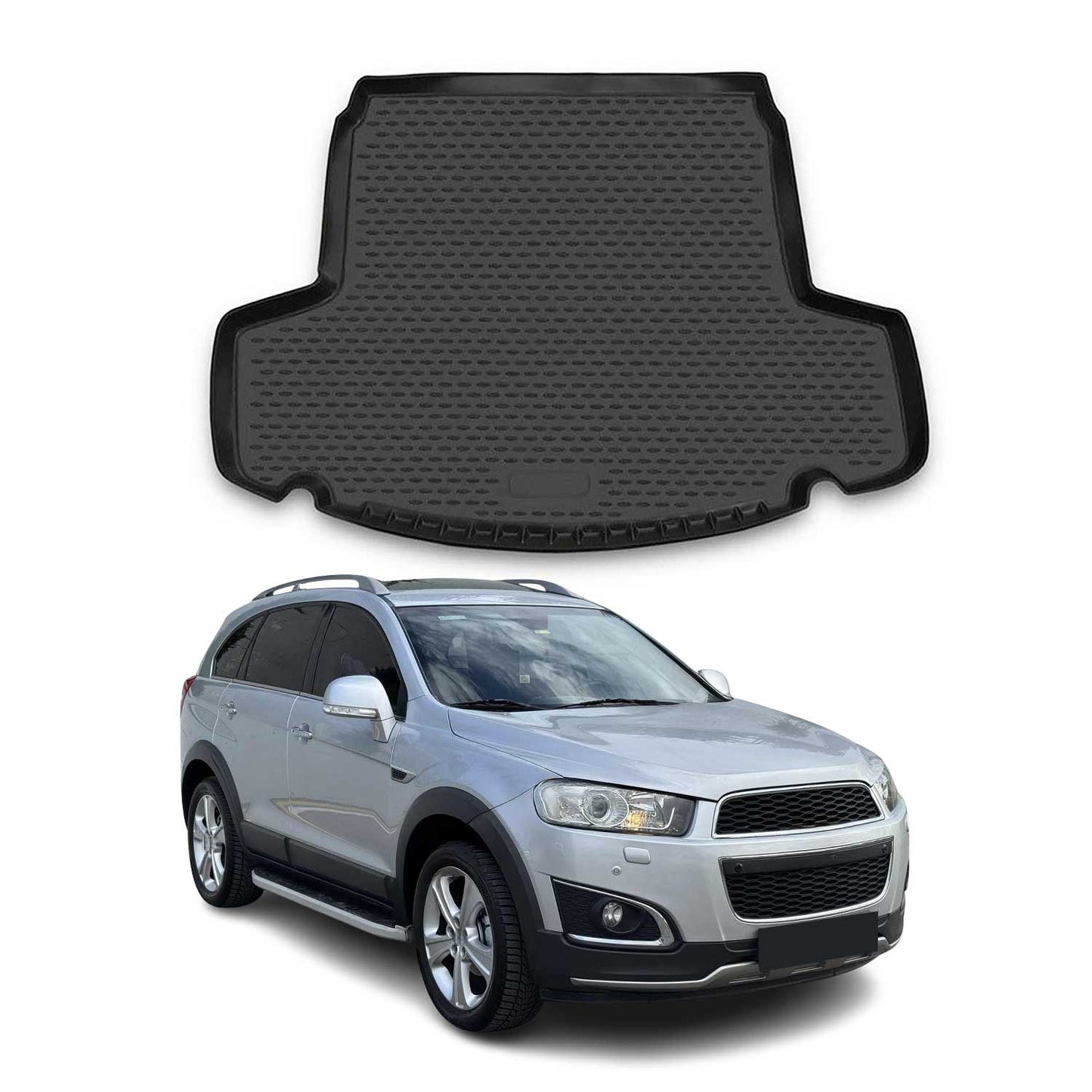 Covoraș portbagaj/tapițerie portbagaj pentru Chevrolet Captiva Sport 2007-2015, cauciuc TPE