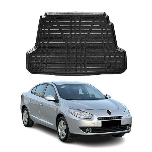 Protecție portbagaj/căptușeală marfă pentru Renault Fluence 2010-2021, cauciuc TPE, negru
