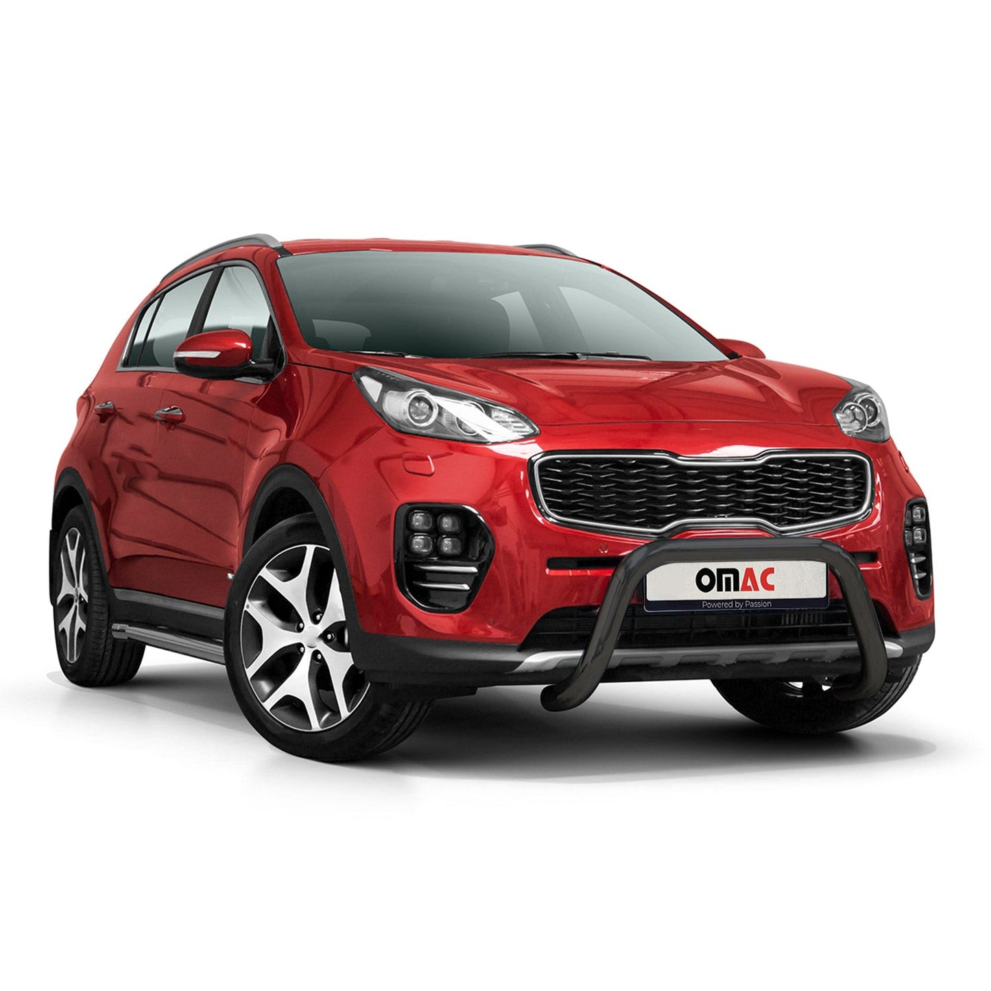 Bară de protecție față pentru Kia Sportage 2015-2018 cu ABE (omologare de tip germană) Negru oțel