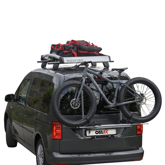 Tylny bagażnik rowerowy na rowery elektryczne i 3 rowery w VW Caddy