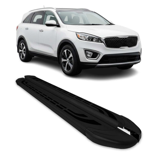 Praguri, praguri laterale, panouri laterale pentru Kia Sorento 2015-2020, aluminiu, negru