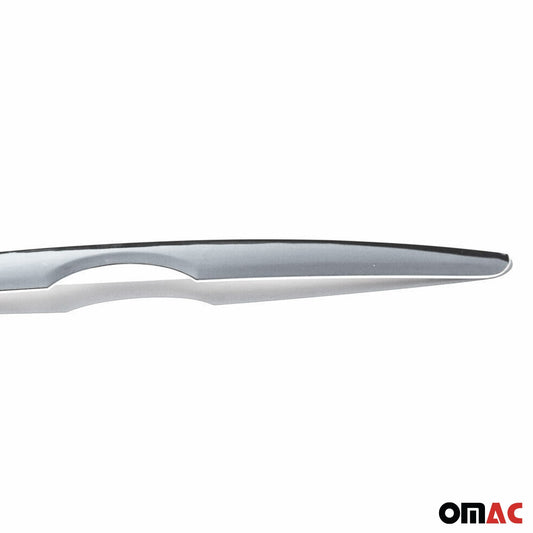 Ornamente prag portbagaj pentru Hyundai ix35 2010-2015, cromate, ABS argintii