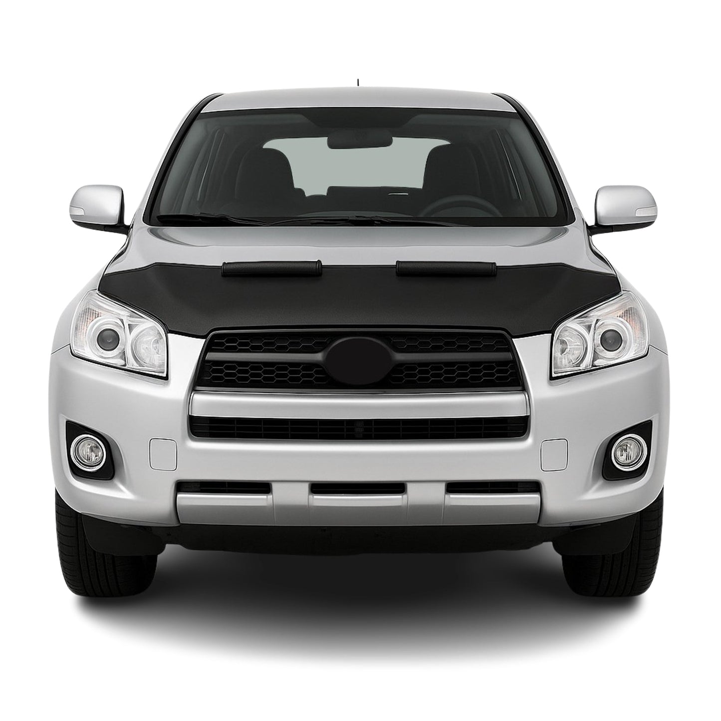 Haubenbra Steinschlagschutz Bonnet Bra für Toyota RAV4 2009-2012 Schwarz Halb