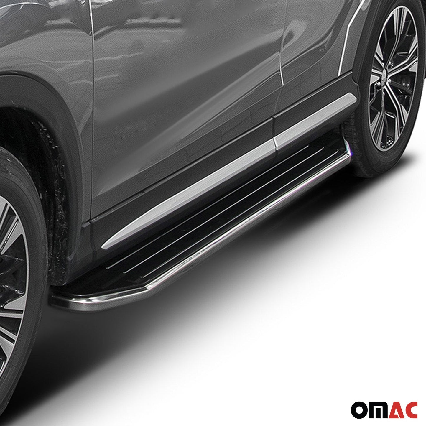 Trittbretter Seitenschweller für Mitsubishi Eclipse Cross 2018-2024 ABE Alu