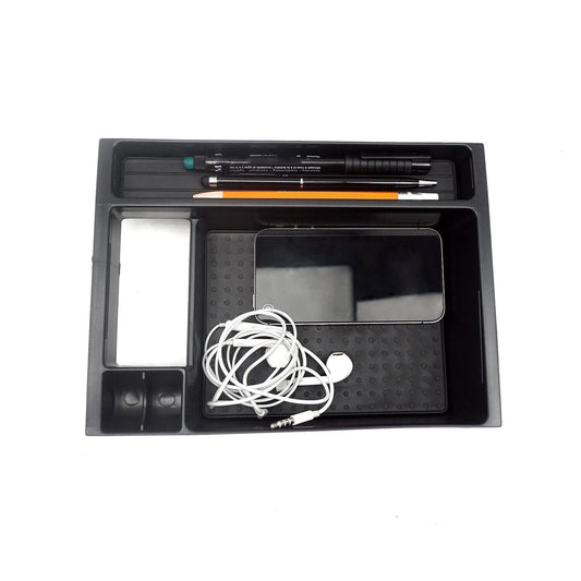 Armauflage Ablagebox Zentrale Storage-Box für Mazda CX-5 2013-2014 ABS Schwarz