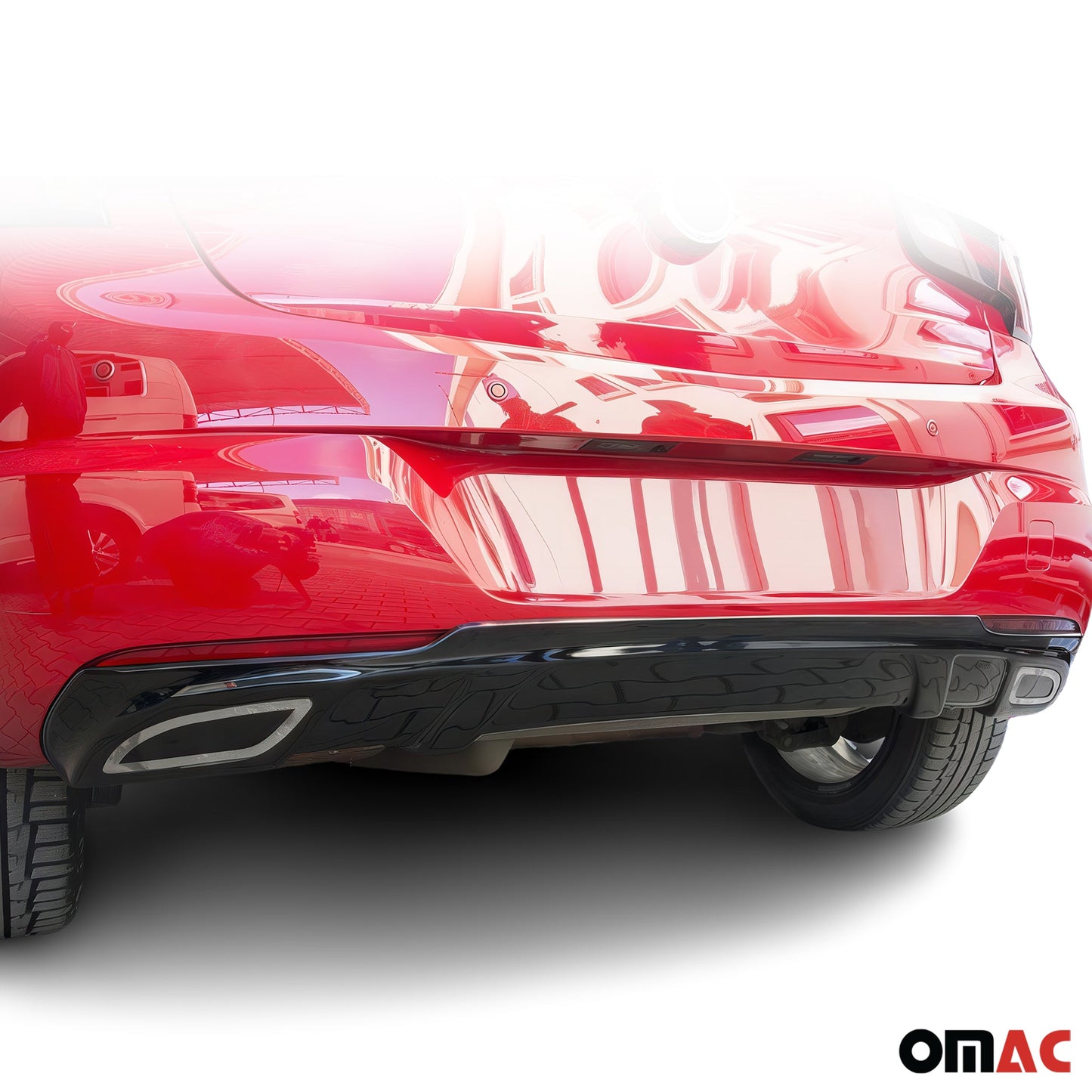 Șorț spate difuzor bara spate pentru Opel Astra K 2015-2019, grunduit, 1 bucată