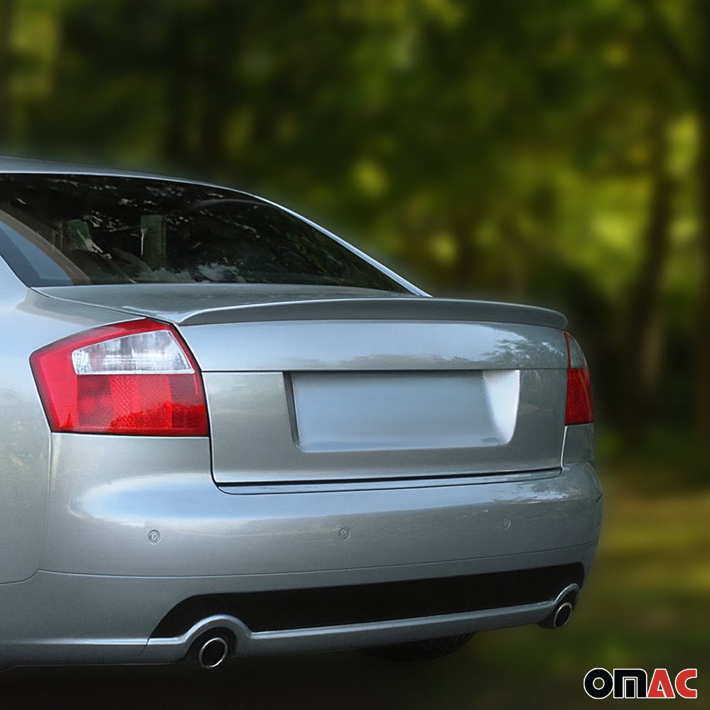 Eleron spate, eleron plafon, margine spate pentru VW Passat 3C B6 2005-2010, ABS, negru, 1 bucată