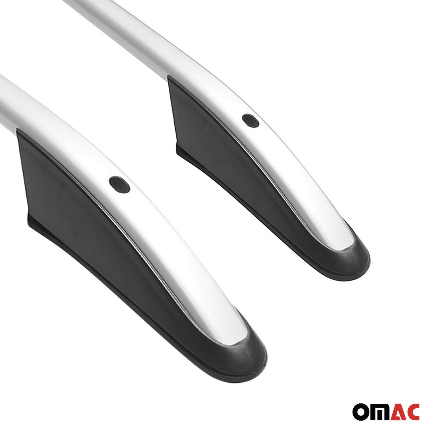 Dachreling Dachgepäckträger für VW Caddy 2021-2025 L2 Länger Alu Silber 2x