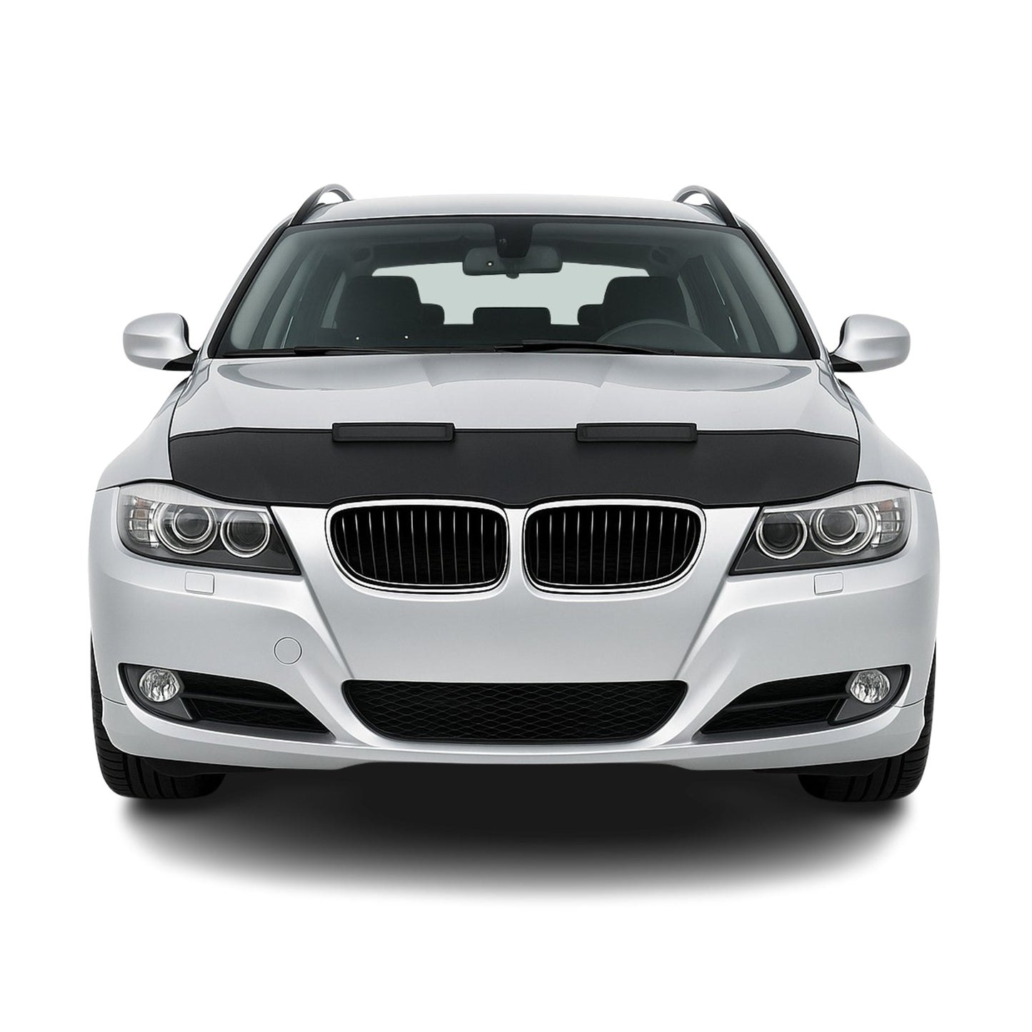 Protecție capotă anti-ciobituri pentru BMW Seria 3 E90 E91 E92 E93 2008-2011 Negru Jumătate