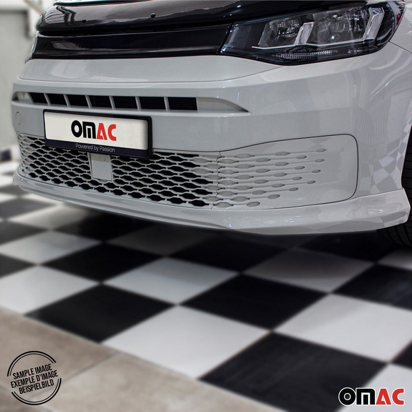 Eleron față, buză bară frontală, VW Caddy 2021-2025, amorsat