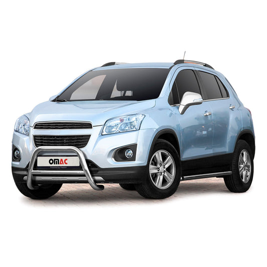 Bară de protecție/buton față pentru Chevrolet Trax 2013-2021 cu omologare ABE (omologare de tip germană) oțel argintiu