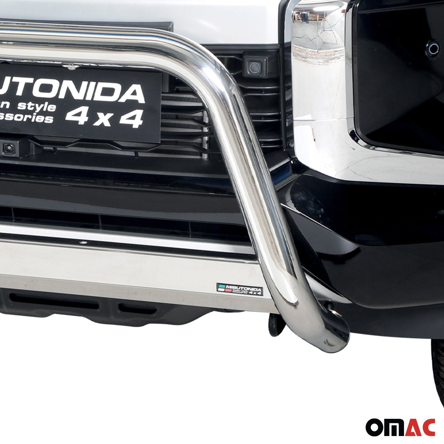 Frontbügel Frontschutzbügel für Mitsubishi L200 2019-2025 ø63mm Stahl Silber