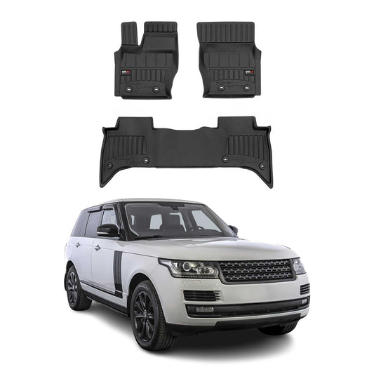 2012-2022 Range Rover Fußmatten TPE Schwarz 3 tlg