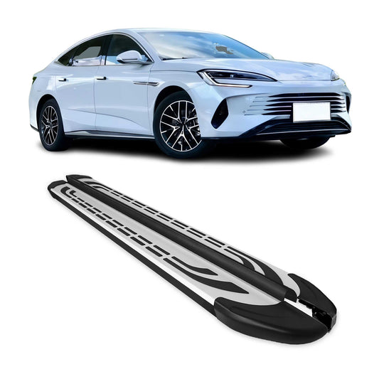 Praguri laterale BYD Seal 2023-2025, negru, argintiu, aluminiu