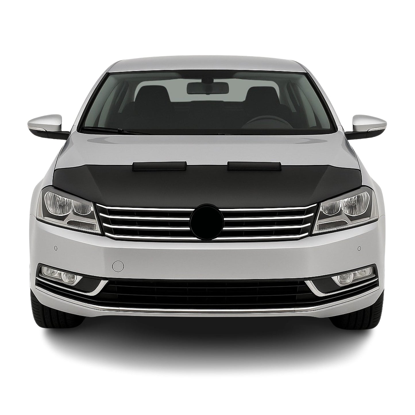 Haubenbra Steinschlagschutz für VW Passat B7 2010-2015 Limo Variant Schwarz Halb