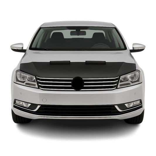 Haubenbra Steinschlagschutz für VW Passat B7 2010-2015 Limo Variant Schwarz Halb