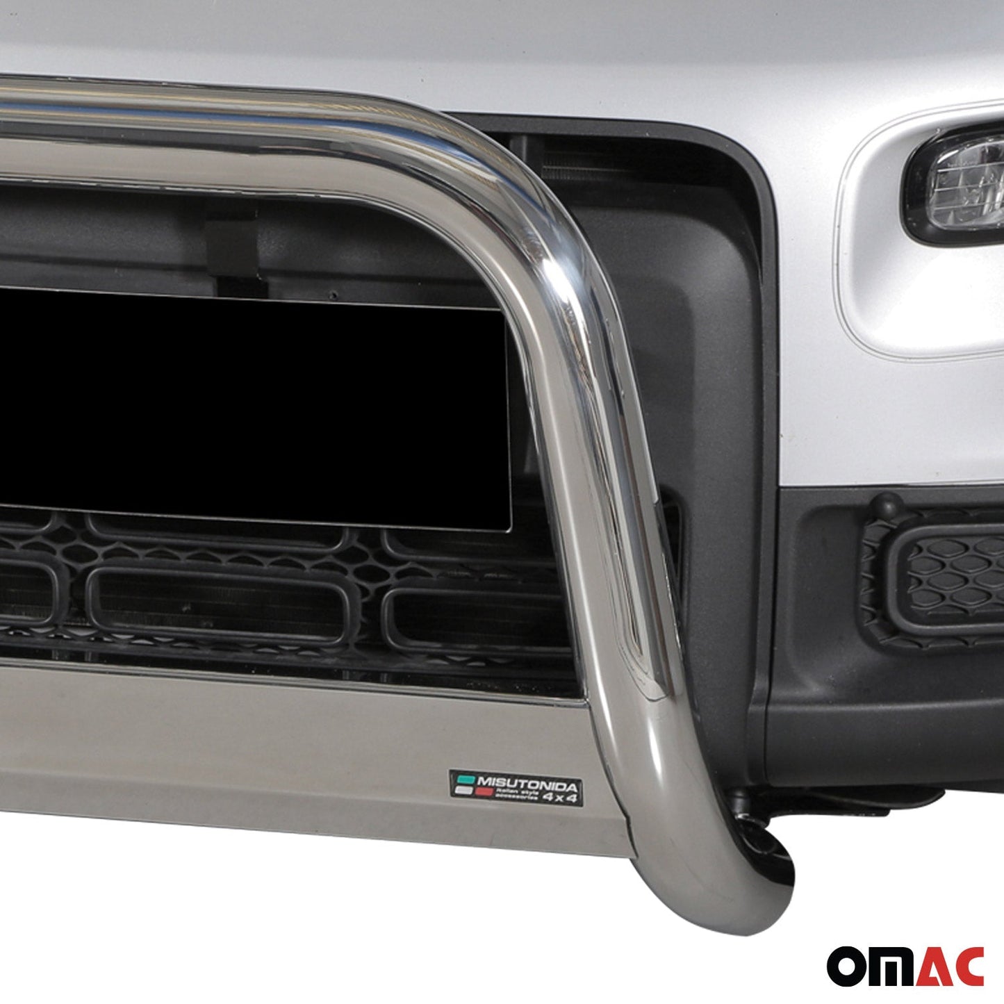 Frontbügel Frontschutzbügel für Fiat Panda 4 2012-2022 ø63mm Stahl Silber Schutz