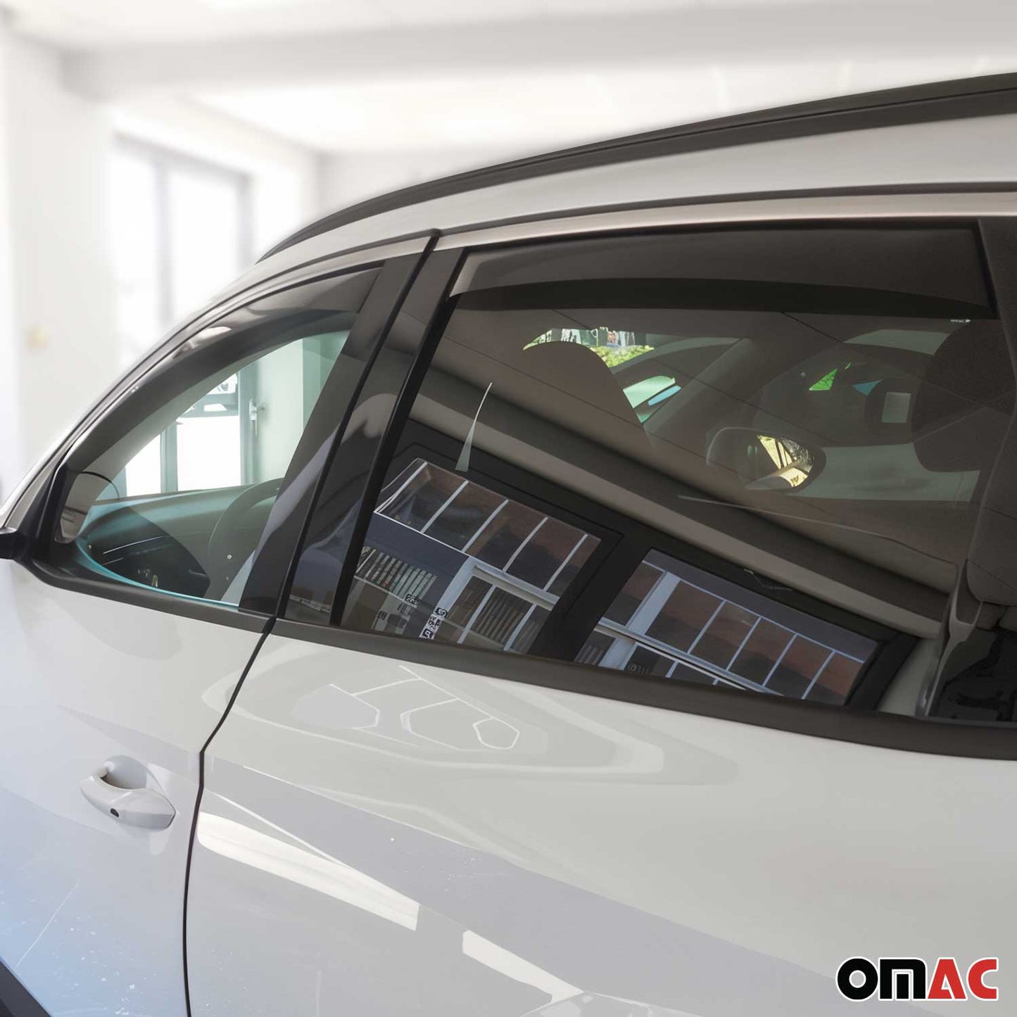 Windabweiser Regenabweiser für Hyundai Tucson 2021-2025 Dunkel Acryl 4tlg