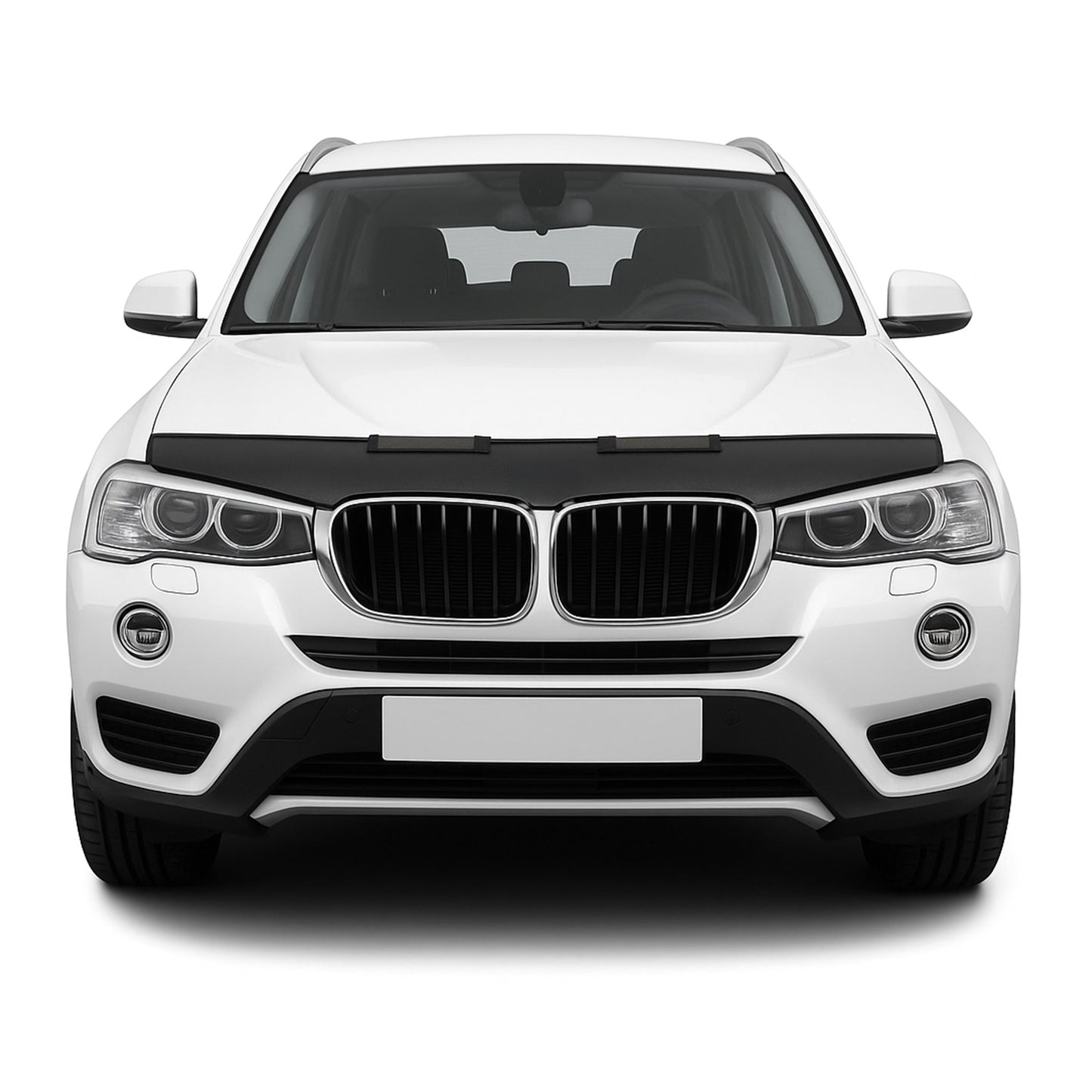 Protecție capotă anti-ciobire pentru BMW X3 F25 2010-2017, jumătate neagră