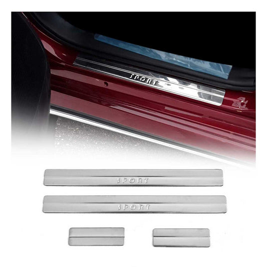 Ornamente prag uși pentru BMW X3 F25 2010-2017, oțel inoxidabil, sport, set 4 piese