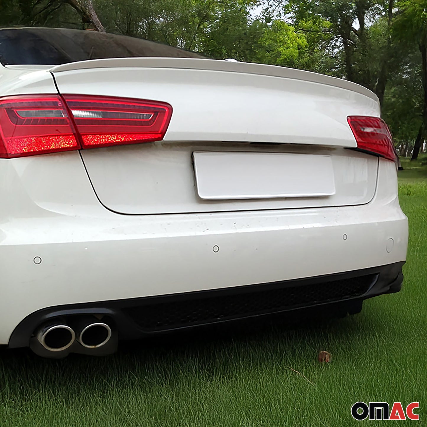 Heckspoiler Dachspoiler Hecklippe für Audi A6 Limo C7 2011-2018 ABS Grundiert